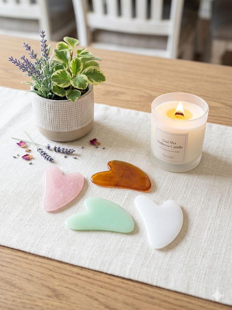 Gua Sha Sculpting-Facial Massage Stone